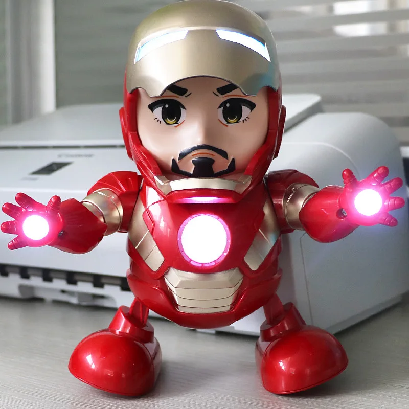 Can Dance Iron Man Avengers Action Figure Toy Led Flashlight With Light Sound Music Robot Iron Man Hero Electronic Toy
Can Dance Iron Man Avengers Action Figure Toy Led Flashlight With Light Sound Music Robot Iron Man Hero Electronic Toy