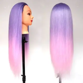 Colorful Manikin Head Hair Dummy Hairdressing Doll Heads With Hair Great Long Hair Training Mannequin Head
Colorful Manikin Head Hair Dummy Hairdressing Doll Heads With Hair Great Long Hair Training Mannequin Head
