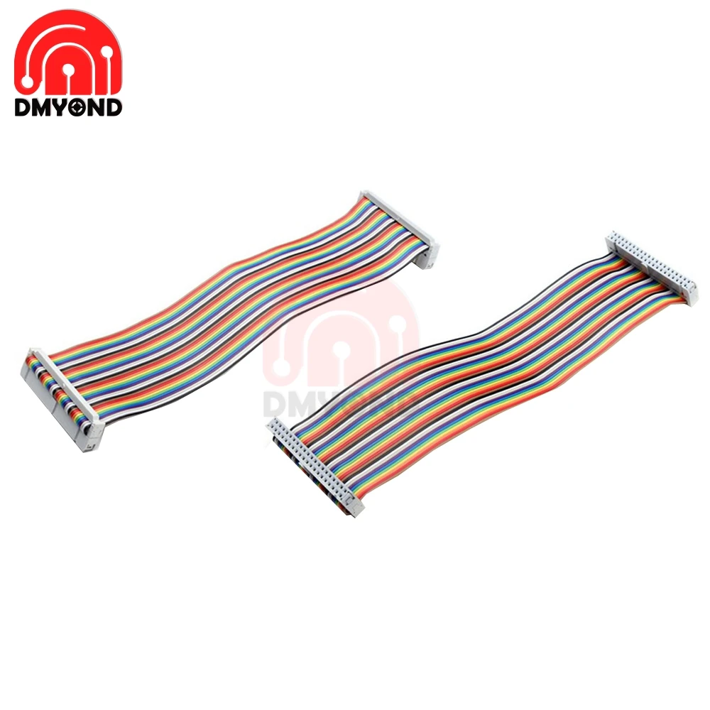 Diy Electronic 20cm 40P 40 PIN 40PINS Way GPIO Rainbow Ribbon Cable for Raspberry Pi Model B / Model B+
Diy Electronic 20cm 40P 40 PIN 40PINS Way GPIO Rainbow Ribbon Cable for Raspberry Pi Model B / Model B+
