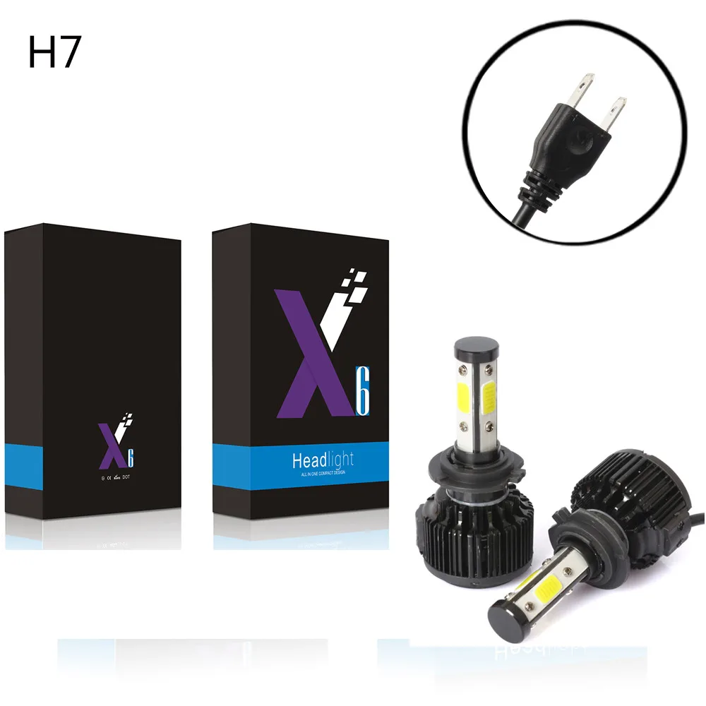 New H7 LED Auto Car Headlights H7 8000LM LED Headlight Conversion Kit Car Beam Bulb Driving Lamp 6500K Head Lamp Car Fog Lights
New H7 LED Auto Car Headlights H7 8000LM LED Headlight Conversion Kit Car Beam Bulb Driving Lamp 6500K Head Lamp Car Fog Lights