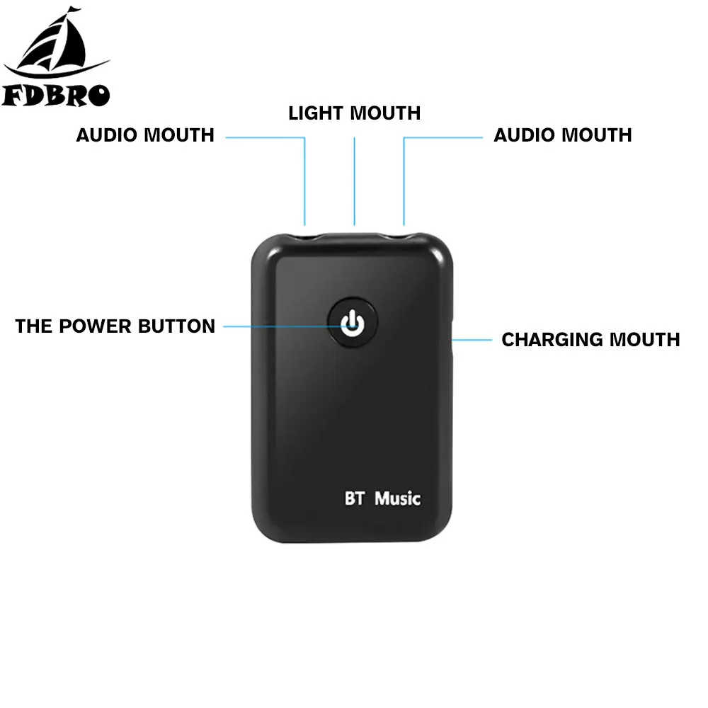 FDBRO Launcher 2 IN 1 Bluetooth Transmitter Receiver Audio Wireless Adapter 3.5mm Audio For TV 4.2 Stereo Music Receivers Box
FDBRO Launcher 2 IN 1 Bluetooth Transmitter Receiver Audio Wireless Adapter 3.5mm Audio For TV 4.2 Stereo Music Receivers Box