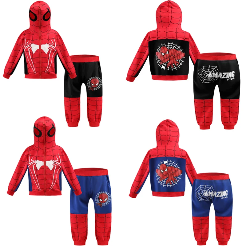 2Pcs/Sets Autumn Spider-Man Baby Casual Tracksuit Children Boy Girl Cotton Jacket Pants Kids Leisure Sport Suit Infant Clothing
2Pcs/Sets Autumn Spider-Man Baby Casual Tracksuit Children Boy Girl Cotton Jacket Pants Kids Leisure Sport Suit Infant Clothing