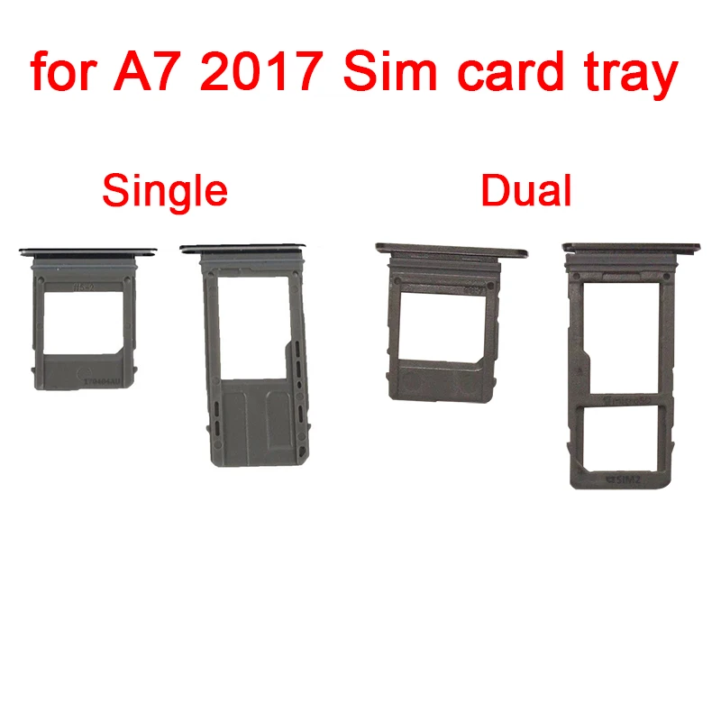1Set/lot Single / Dual Sim Card Tray Micro SD Card Slot Holder For Samsung Galaxy A5 A7 2017 A520 A720 Replacement Parts
1Set/lot Single / Dual Sim Card Tray Micro SD Card Slot Holder For Samsung Galaxy A5 A7 2017 A520 A720 Replacement Parts