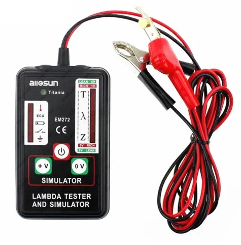 EM272 Lambda Tester & Simulator Tester 1,2,3 and 4 Wires Sensors Durable ABS Enclosure
EM272 Lambda Tester & Simulator Tester 1,2,3 and 4 Wires Sensors Durable ABS Enclosure