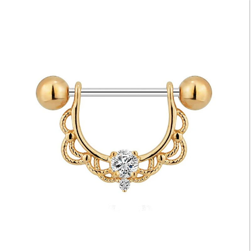 2PCS New Fashion Dangle Nipple Rings Vintage Stainless Steel Women Gold Crystal Bar Barbell Piercing Nipple Rings Body Jewelry
2PCS New Fashion Dangle Nipple Rings Vintage Stainless Steel Women Gold Crystal Bar Barbell Piercing Nipple Rings Body Jewelry