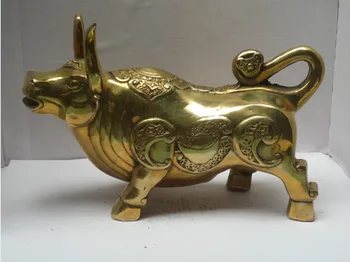 Metal Crafts Chinese Art & Collectible brass statue, Luck Money cow statue/Sculpture
Metal Crafts Chinese Art & Collectible brass statue, Luck Money cow statue/Sculpture