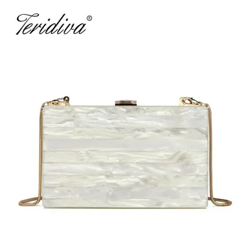 Teridiva Women Evening Party Box Clutch Bag Hard Case Day Clutches Purse Wedding Bridal Shoulder Crossbody Handbag Acrylic Bag
Teridiva Women Evening Party Box Clutch Bag Hard Case Day Clutches Purse Wedding Bridal Shoulder Crossbody Handbag Acrylic Bag