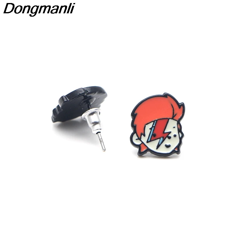 L2984 Bowie inspired Charm Enamel Women Earrings For Kids Gifts Stud Earring Jewelry 
L2984 Bowie inspired Charm Enamel Women Earrings For Kids Gifts Stud Earring Jewelry