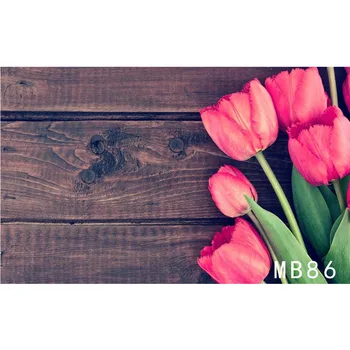 LB Polyester & Vinyl Backgrounds For Photo Studio Photography Backdrops Some Red Tulip Brown Old Wooden Board Newborn Decoration
LB Polyester & Vinyl Backgrounds For Photo Studio Photography Backdrops Some Red Tulip Brown Old Wooden Board Newborn Decoration
