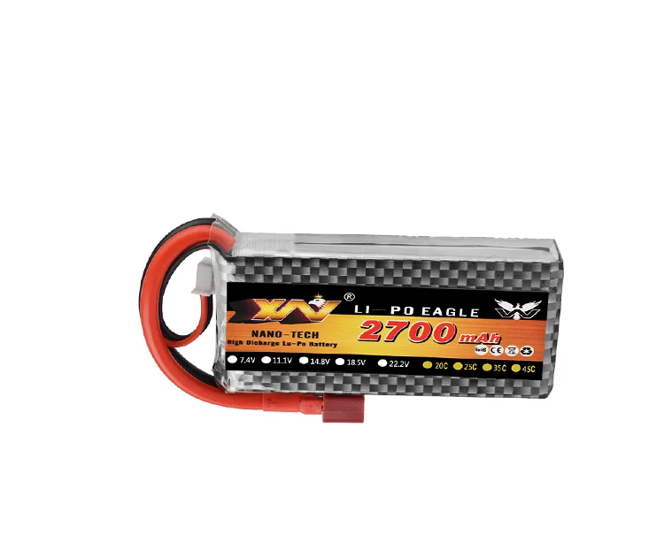 XW Power 7.4V 11.1V 14.8V 22.2V 2700mAh 25C 2S 3S 4S 6S Rechargeable Lipo Battery XT60 T other Plug For RC Drone Car Boat
XW Power 7.4V 11.1V 14.8V 22.2V 2700mAh 25C 2S 3S 4S 6S Rechargeable Lipo Battery XT60 T other Plug For RC Drone Car Boat