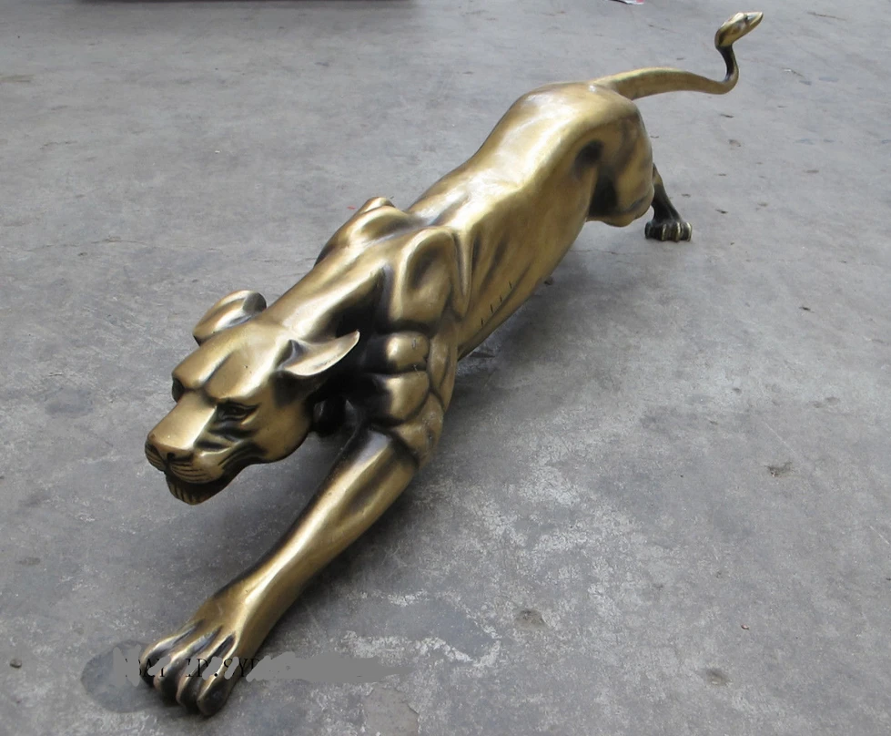 xd 001448 30"China Beautiful Brass Foo Dog Wild Animal ferocious Leopard Cheetah sculpture
xd 001448 30"China Beautiful Brass Foo Dog Wild Animal ferocious Leopard Cheetah sculpture