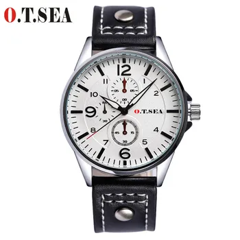 Luxury Military Watches Men Leather Strap Casual Sport Fashion Quartz Watch Wrist Watch Clock relogio masculino Feminino A111
Luxury Military Watches Men Leather Strap Casual Sport Fashion Quartz Watch Wrist Watch Clock relogio masculino Feminino A111