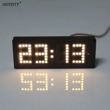 OOTDTY Car LED Dot Matrix Clock Temperature Voltage Display 4.0 ~ 25V Multi-function 3in1 Time Thermometer Voltmeter
OOTDTY Car LED Dot Matrix Clock Temperature Voltage Display 4.0 ~ 25V Multi-function 3in1 Time Thermometer Voltmeter