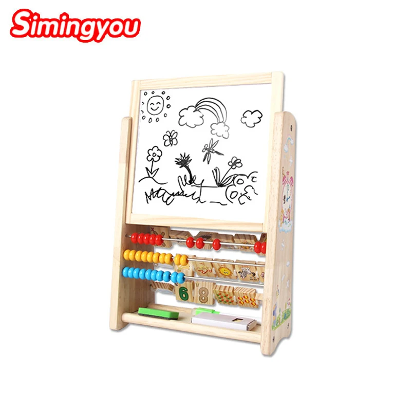 Simingyou Kids Wooden Toys Multi-functional Learning Frame Drawing Board English Digital Flap Calculation Board C20Drop Shipping
Simingyou Kids Wooden Toys Multi-functional Learning Frame Drawing Board English Digital Flap Calculation Board C20Drop Shipping