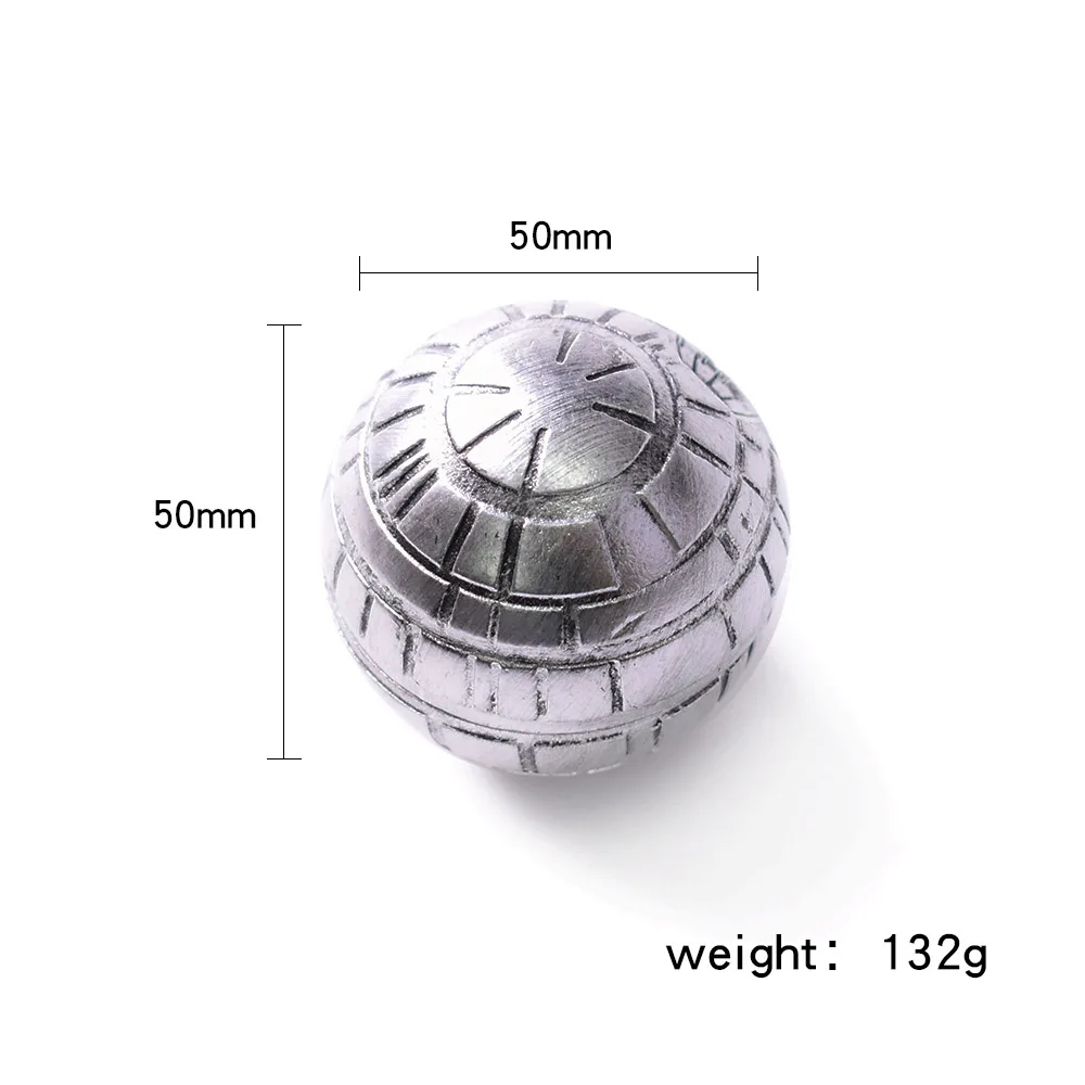 50MM 3 Layers Zinc Unique Design Funny Metal Animated Cartoon Death Star Tobacco Crusher Herb Weed Grinder
50MM 3 Layers Zinc Unique Design Funny Metal Animated Cartoon Death Star Tobacco Crusher Herb Weed Grinder