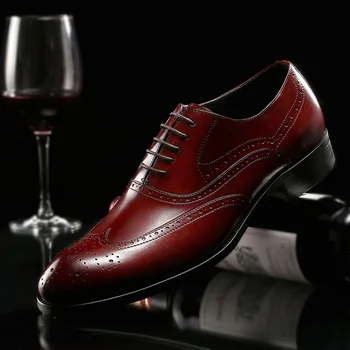 Nice Spring New Men Genuine Leather Dress Shoes British Fashion Trend Handmade First Layer Cow Leather Bullock Mens Wide Shoes
Nice Spring New Men Genuine Leather Dress Shoes British Fashion Trend Handmade First Layer Cow Leather Bullock Mens Wide Shoes