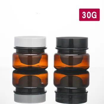 New plastic double liner PET brown 30g cosmetic cream bottle thick cosmetic packaging container
New plastic double liner PET brown 30g cosmetic cream bottle thick cosmetic packaging container