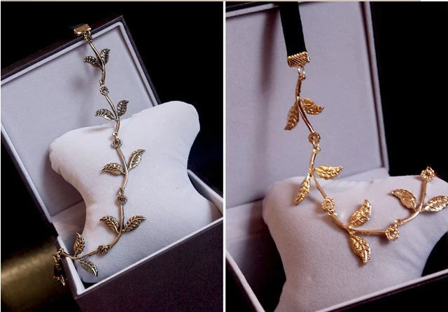 New Alloy Leaf Leaves Grecian Garland Forehead Head Hair Band Headband Gold Olive Branch Accessory A035
New Alloy Leaf Leaves Grecian Garland Forehead Head Hair Band Headband Gold Olive Branch Accessory A035