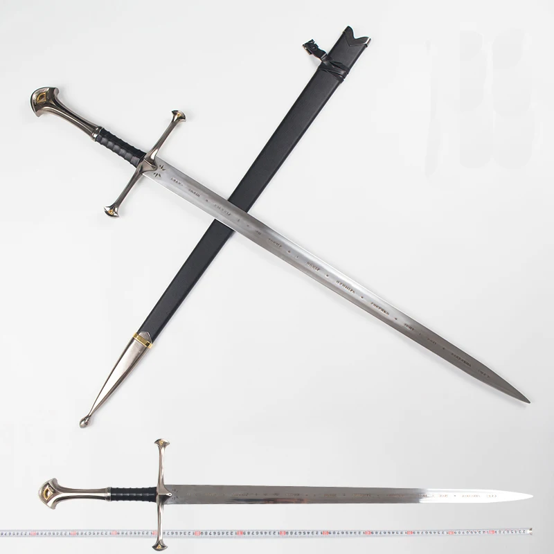 Lord of the Rings Aragorn II Narthil Long Sword length 132cm weight 2.6kg Stainless steel home decor
Lord of the Rings Aragorn II Narthil Long Sword length 132cm weight 2.6kg Stainless steel home decor