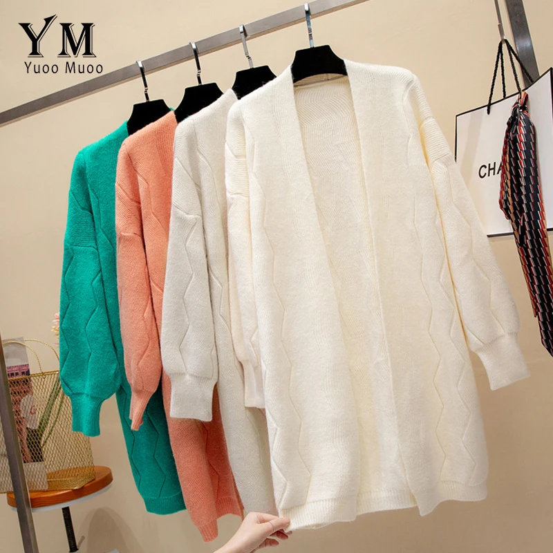 YuooMuoo 2019 New Fashion Cardigans Female Casual Long Knitted Spring Autumn Women Loose Solid Color Sweater Outwear Jacket
YuooMuoo 2019 New Fashion Cardigans Female Casual Long Knitted Spring Autumn Women Loose Solid Color Sweater Outwear Jacket