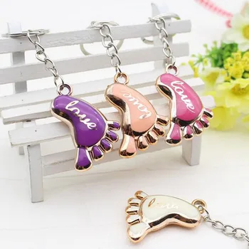Cute Mini Foot Shaped Keychains Love Keyrings for Baby Shower Baptism Gifts Giveaway Souvenirs Free Shipping 100pcs/lot
Cute Mini Foot Shaped Keychains Love Keyrings for Baby Shower Baptism Gifts Giveaway Souvenirs Free Shipping 100pcs/lot