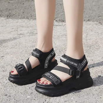 Gladiator Platform Women's Sandals 2019 Summer Fashion Women Chunky Beach Sandal Leather Comfortable Casual Woman Shoes
Gladiator Platform Women's Sandals 2019 Summer Fashion Women Chunky Beach Sandal Leather Comfortable Casual Woman Shoes