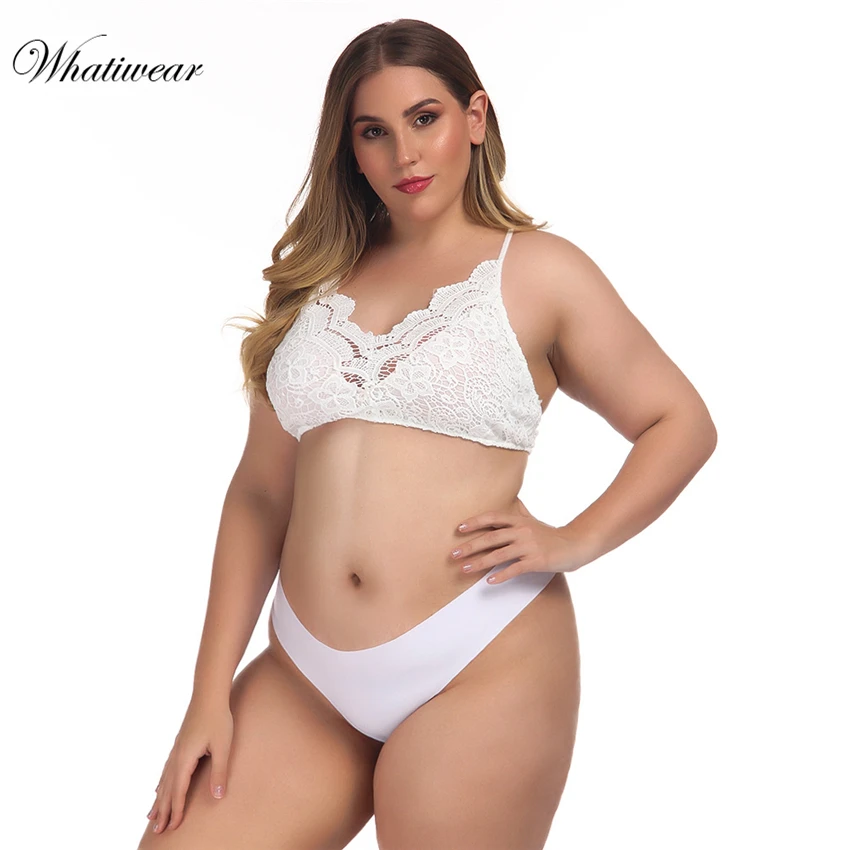 Whatiwear Plus Size 2019 New Lace Bra Tank Top Women Fashion Ladies Camisole Top Floral Embroidery Crop Tops Bra Blusas
Whatiwear Plus Size 2019 New Lace Bra Tank Top Women Fashion Ladies Camisole Top Floral Embroidery Crop Tops Bra Blusas