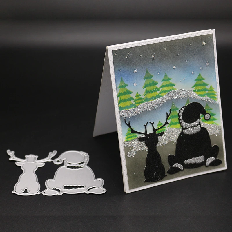 Santa Claus and Deer Metal Cutting Dies for Scrapbooking Photo Album Embossing DIY Paper Cards Making Decorative Stencil Craft
Santa Claus and Deer Metal Cutting Dies for Scrapbooking Photo Album Embossing DIY Paper Cards Making Decorative Stencil Craft