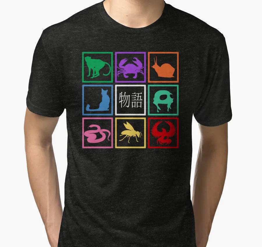 Monogatari New T-Shirt Men'S Black 2019 New Design Summer Short Sleeve Men Homme Camisetas Hip Hop Cool Tees Tops Shirt
Monogatari New T-Shirt Men'S Black 2019 New Design Summer Short Sleeve Men Homme Camisetas Hip Hop Cool Tees Tops Shirt