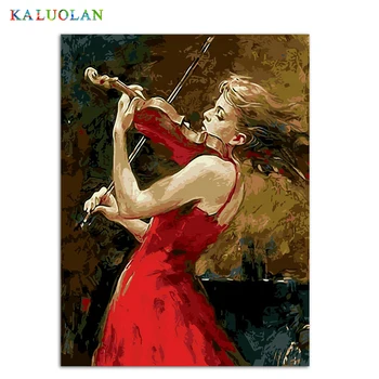 Frameless painting by numbers hand oil painting paint wall for living room modern abstract oil painting Girl playing a violin
Frameless painting by numbers hand oil painting paint wall for living room modern abstract oil painting Girl playing a violin