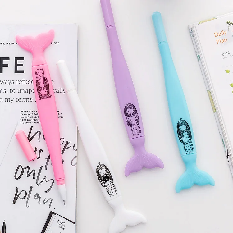 1PCS New Cartoon Mermaid Tail Gel Pen Student Stationery Novelty Gift School Material Lovely Office Supplies
1PCS New Cartoon Mermaid Tail Gel Pen Student Stationery Novelty Gift School Material Lovely Office Supplies
