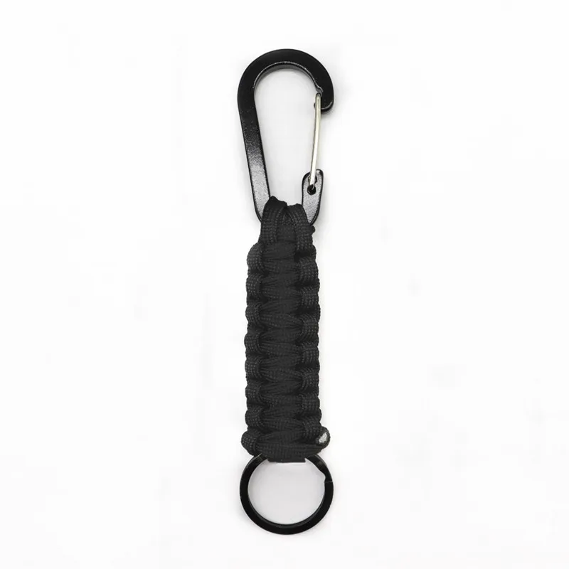 Climbing Accessories Outdoor Survival Kit Parachute Cord Keychain Tensile Strength Emergency Paracord Rope Carabiner For Keys
Climbing Accessories Outdoor Survival Kit Parachute Cord Keychain Tensile Strength Emergency Paracord Rope Carabiner For Keys