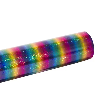 50x100cm Holographic Stripe Multi Heat Transfer Vinyl Iron-on HTV Press Paper Sheet for Garment T-shirt
50x100cm Holographic Stripe Multi Heat Transfer Vinyl Iron-on HTV Press Paper Sheet for Garment T-shirt