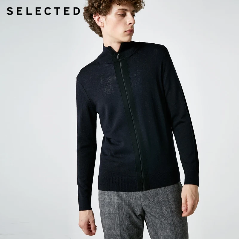 SELECTED Blackrock's New Men Zipper Collar Containing Wool Knitting Cardigan Sweater S | 418324513
SELECTED Blackrock's New Men Zipper Collar Containing Wool Knitting Cardigan Sweater S | 418324513
