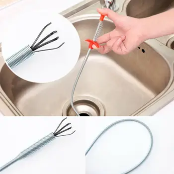 Sink Cleaning Hook Sewer Dredging Device Spring Pipe Hair Removal Home Kitchen
Sink Cleaning Hook Sewer Dredging Device Spring Pipe Hair Removal Home Kitchen