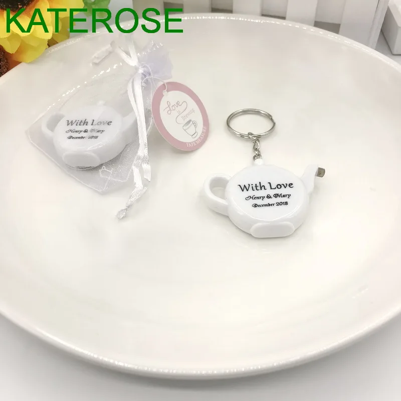 100PCS Cheap Wedding Favors Love is Brewing Teapot Measuring Tape Keychain Customized Key Chain Bridal Shower Party Giveaway
100PCS Cheap Wedding Favors Love is Brewing Teapot Measuring Tape Keychain Customized Key Chain Bridal Shower Party Giveaway