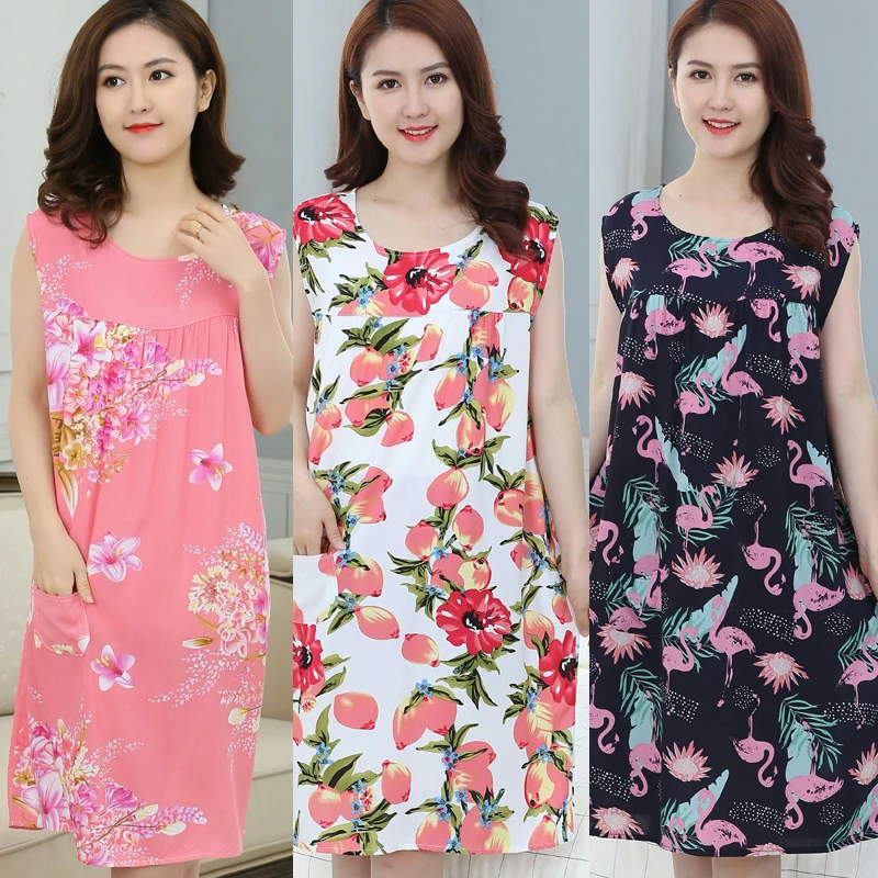 Hot Sale Plus Size Sleep Lounge Women Sleepwear Cotton Nightgowns Sexy Indoor Clothing Home Dress Floral Nightdress
Hot Sale Plus Size Sleep Lounge Women Sleepwear Cotton Nightgowns Sexy Indoor Clothing Home Dress Floral Nightdress