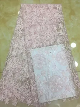 Sequins Style African French Mesh Tulle Lace Sequined Indian Wedding Dress Fabrics 2019 High Quality Nigeria Guipure Laces
Sequins Style African French Mesh Tulle Lace Sequined Indian Wedding Dress Fabrics 2019 High Quality Nigeria Guipure Laces