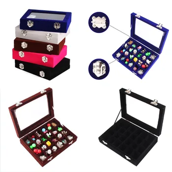 24 Grids Black Blue Gray Velvet Jewelry Box Organizer Ring Earrings Necklaces Makeup Holder Storage Case Casket For Women #86003
24 Grids Black Blue Gray Velvet Jewelry Box Organizer Ring Earrings Necklaces Makeup Holder Storage Case Casket For Women #86003