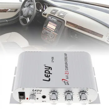 LEPY 12V Hi-Fi Digital Stereo Audio Amplifier 3 Channels Booster Radio MP3 Player Audio Auto Sound Amplifier for Car Motorcycle
LEPY 12V Hi-Fi Digital Stereo Audio Amplifier 3 Channels Booster Radio MP3 Player Audio Auto Sound Amplifier for Car Motorcycle