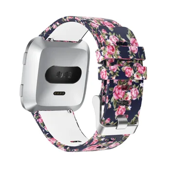 Printed Silicone Replacement Band Bracelet Strap Wrist Watchband for New Fitbit Versa Smart Fitness Watch for Men Women,S/L Size
Printed Silicone Replacement Band Bracelet Strap Wrist Watchband for New Fitbit Versa Smart Fitness Watch for Men Women,S/L Size