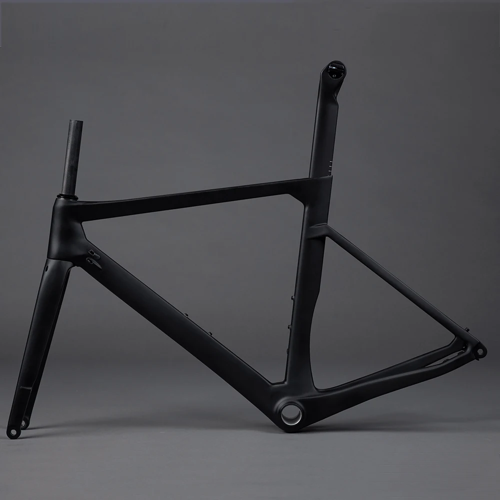 Carbon Road Bike Frame AERO Bike 142*12mm Frame Flat Mount Disc Brake Road Bike 700*28C FM169-F
Carbon Road Bike Frame AERO Bike 142*12mm Frame Flat Mount Disc Brake Road Bike 700*28C FM169-F
