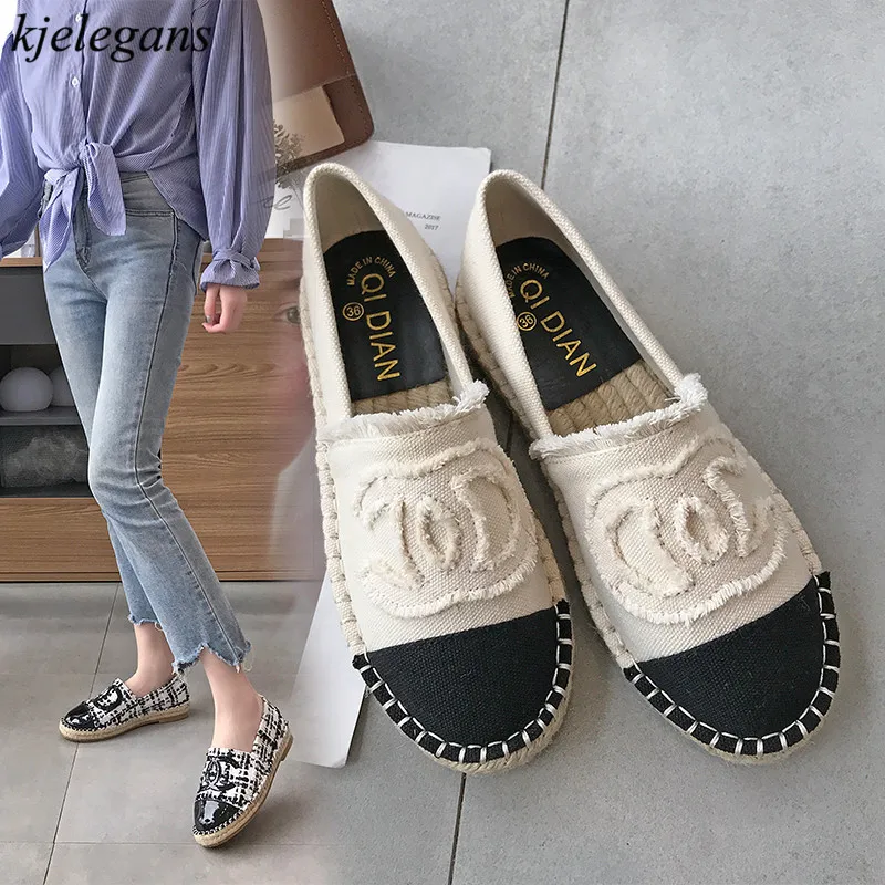 Kjelegans 2019 grid women flats spring autumn simple casual handmade round toe simple slip-on hemp lady loafers zapatos mujer
Kjelegans 2019 grid women flats spring autumn simple casual handmade round toe simple slip-on hemp lady loafers zapatos mujer