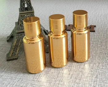 468pcs 15ml high temperature gold plated refillable empty capsule bottle,glass essential oil bottle, cosmetics subpackage jar 
468pcs 15ml high temperature gold plated refillable empty capsule bottle,glass essential oil bottle, cosmetics subpackage jar