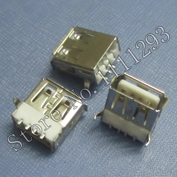 USB-коннектор 20 шт./лот USB-разъем для настольного ПК MP3 MP4 MP5 и т. Д. USB-порт 4-контактный