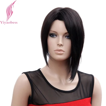 Yiyaobess 8inch Japanese Fiber Straight Synthetic Hair Short Black Wig Natural Straight Bob Wigs For Women
Yiyaobess 8inch Japanese Fiber Straight Synthetic Hair Short Black Wig Natural Straight Bob Wigs For Women