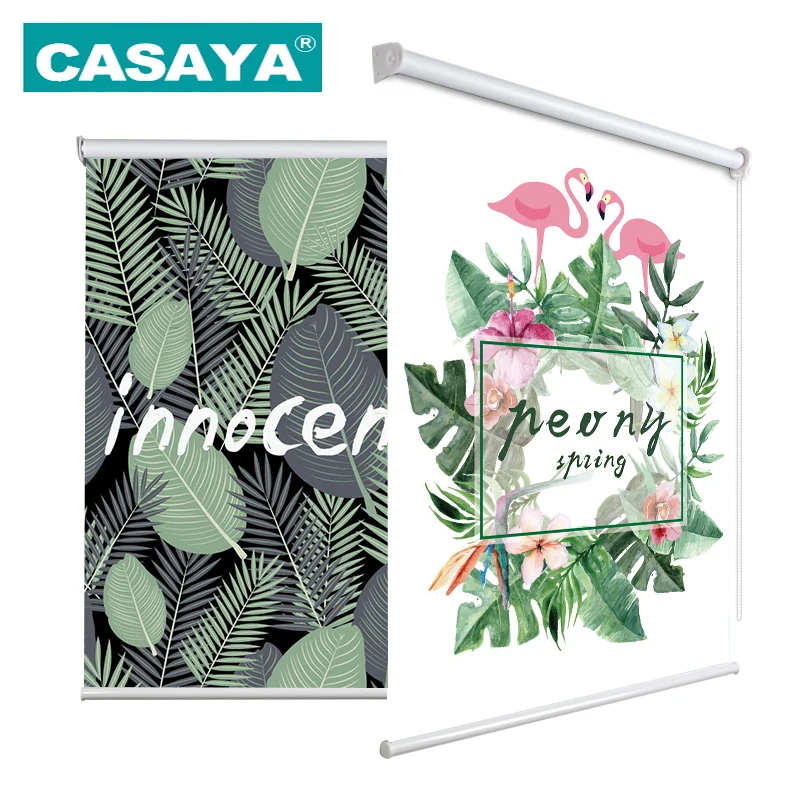Europen style Printed blinds Green Leaf Flamingo Painting Roller Blinds Blackout customized size window shades for office/home
Europen style Printed blinds Green Leaf Flamingo Painting Roller Blinds Blackout customized size window shades for office/home