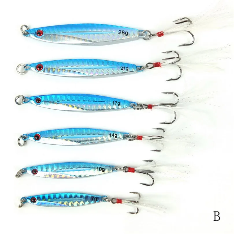 Pesca isca artificial 7g 10g 14g 17g 21g knife Jigging Metal Spoon VIB artificial bait hook boat fishing lures 5color lead fish
Pesca isca artificial 7g 10g 14g 17g 21g knife Jigging Metal Spoon VIB artificial bait hook boat fishing lures 5color lead fish