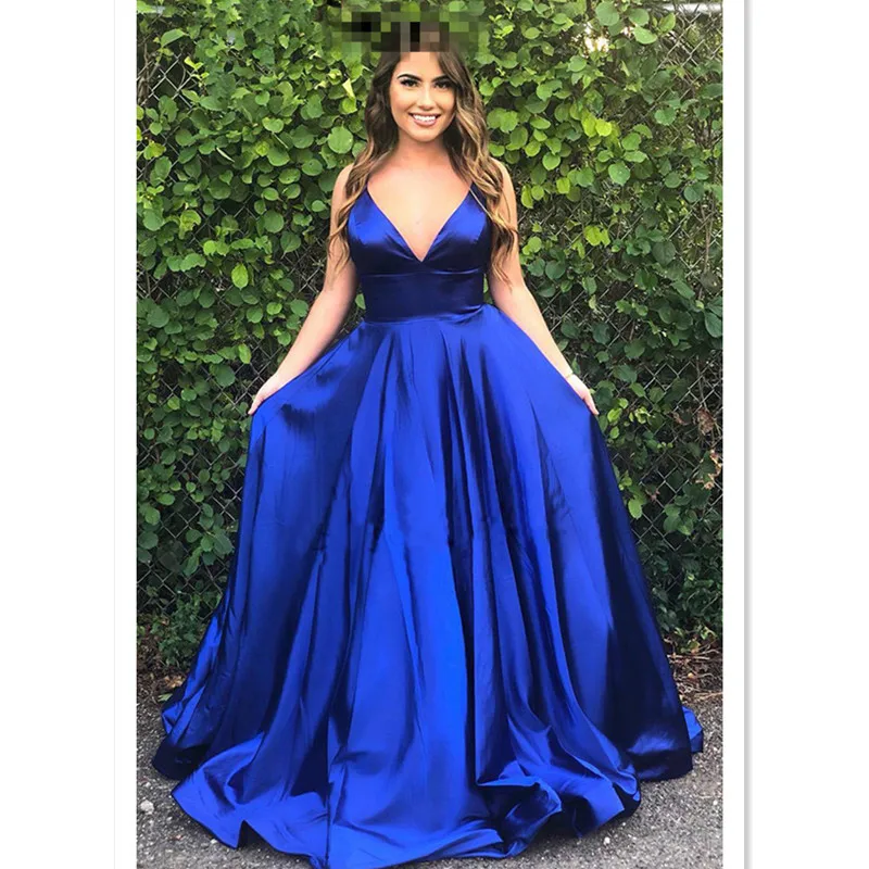 Royal Blue Simple Prom Dress Burgundy Green Elastic Satin Party Maxy Long Elegant Prom Gown Evening Dress vestido de gala
Royal Blue Simple Prom Dress Burgundy Green Elastic Satin Party Maxy Long Elegant Prom Gown Evening Dress vestido de gala