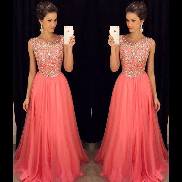 Abendkleider Lang 2016 Luxury Sleeveless A-Line tulle Evening dresses Beads Backless Prom Gown Formal Dresses vestido de festa
Abendkleider Lang 2016 Luxury Sleeveless A-Line tulle Evening dresses Beads Backless Prom Gown Formal Dresses vestido de festa